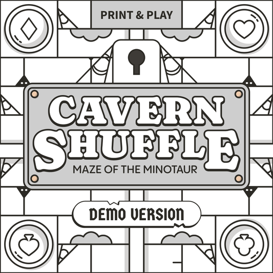 Cavern Shuffle: Maze of the Minotaur (PLAYING CARD VERSION)